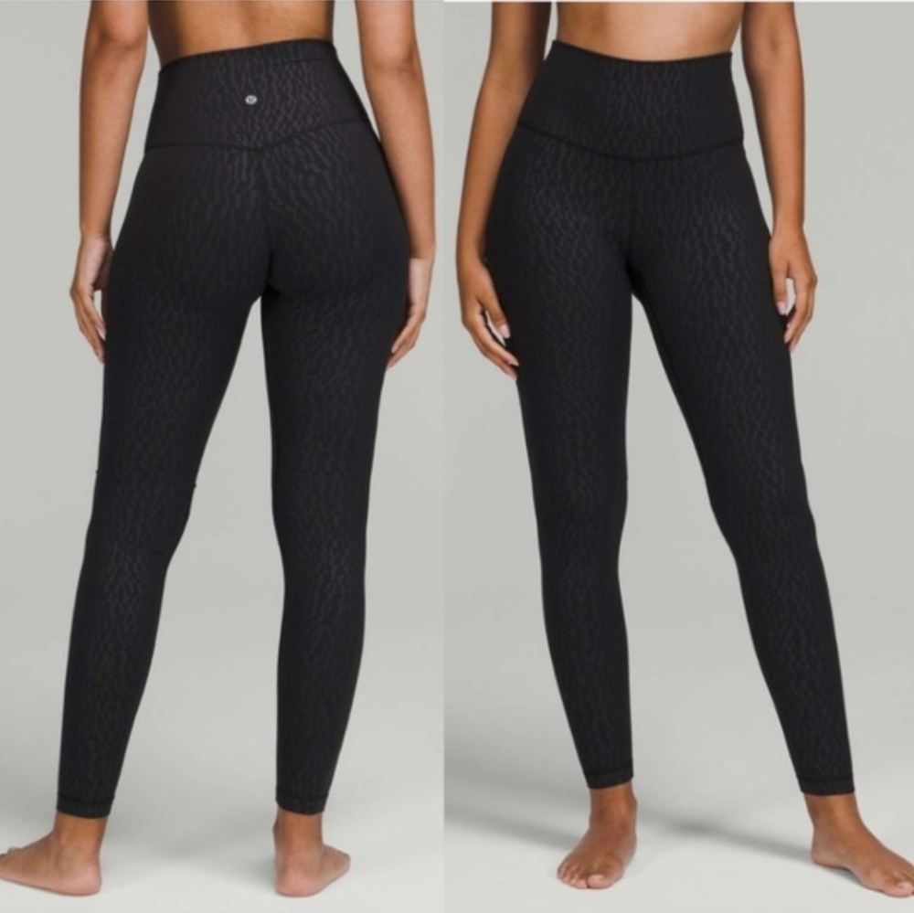 Lululemon Align High-Rise Pant  Segment Emboss Black